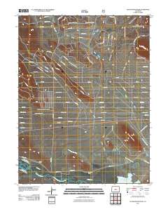 Sulphur Mountain 2011 topographic map thumbnail
