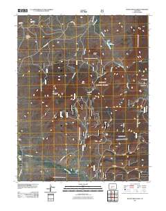 Razor Creek Dome 2011 topographic map thumbnail