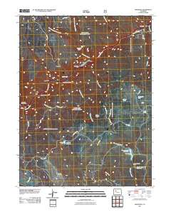 Shoshone 2011 topographic map thumbnail