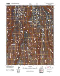 West Elk Peak SW 2011 topographic map thumbnail