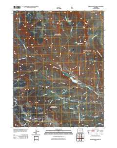 Sweetwater Lake 2011 topographic map thumbnail