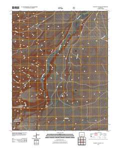 Vicente Canyon 2011 topographic map thumbnail