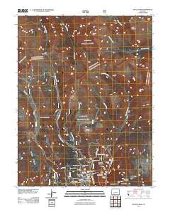 San Luis Peak 2011 topographic map thumbnail