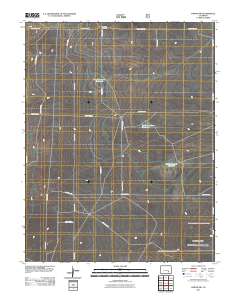Timpas NW 2011 topographic map thumbnail