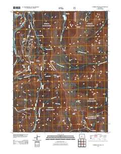 Cumberland Pass 2011 topographic map thumbnail
