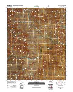 Kenton NE 2011 topographic map thumbnail