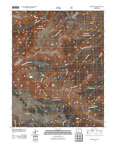 Halfmoon Pass 2011 topographic map thumbnail