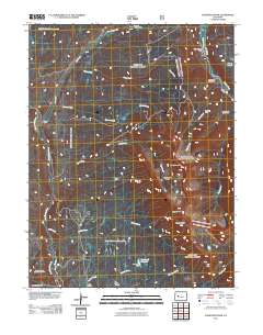 Chair Mountain 2011 topographic map thumbnail