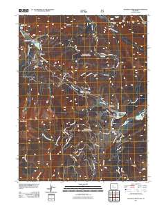 Crooked Creek Pass 2011 topographic map thumbnail