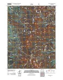 Meaden Peak 2011 topographic map thumbnail