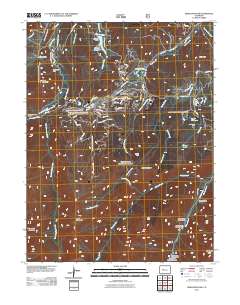 Highland Peak 2011 topographic map thumbnail