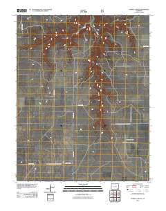 Cherry Canyon 2011 topographic map thumbnail