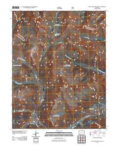 Pole Creek Mountain 2011 topographic map thumbnail