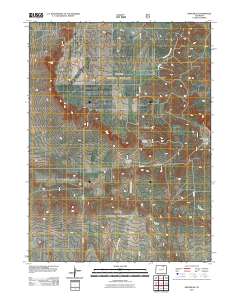 Grover SE 2011 topographic map thumbnail