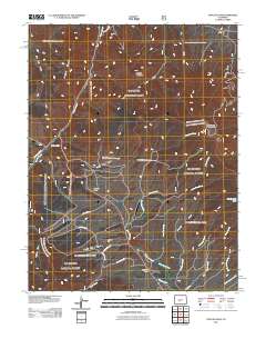 Poncha Pass 2011 topographic map thumbnail