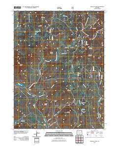Whiteley Peak 2011 topographic map thumbnail