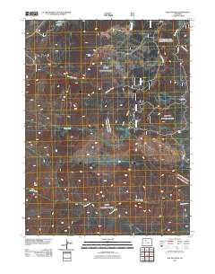 Walton Peak 2011 topographic map thumbnail
