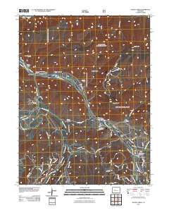 Woody Creek 2011 topographic map thumbnail