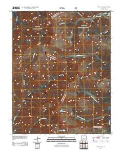 Summit Peak 2011 topographic map thumbnail