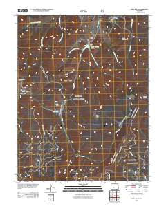 West Baldy 2011 topographic map thumbnail