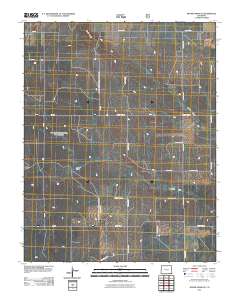 Moore Draw SE 2011 topographic map thumbnail