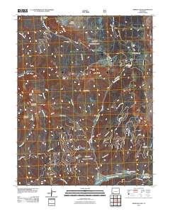 Hermosa Peak 2011 topographic map thumbnail