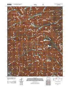 Crestone Peak 2011 topographic map thumbnail
