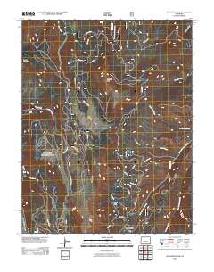 Del Norte Peak 2011 topographic map thumbnail