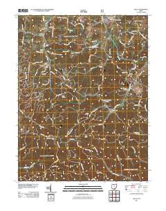 Gallia 2011 topographic map thumbnail