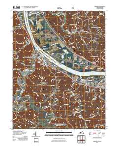 Greenup 2011 topographic map thumbnail