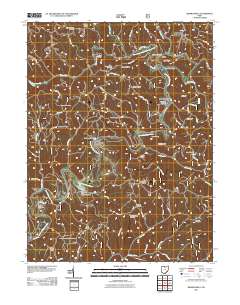 Rinard Mills 2011 topographic map thumbnail