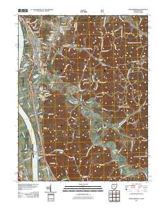 Wheelersburg 2011 topographic map thumbnail