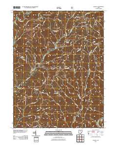 Dalzell 2011 topographic map thumbnail