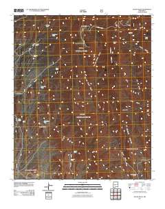 South Baldy 2011 topographic map thumbnail