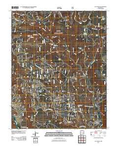 Las Tablas 2011 topographic map thumbnail