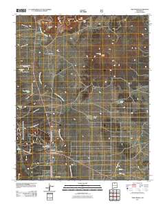 Tres Piedras 2011 topographic map thumbnail