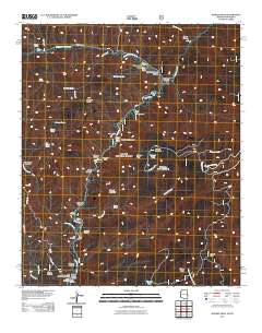 Maness Peak 2011 topographic map thumbnail