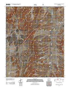 Armstrong Canyon 2011 topographic map thumbnail