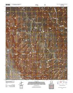 Bug Scuffle Canyon 2011 topographic map thumbnail