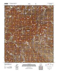 Burro Peak 2011 topographic map thumbnail