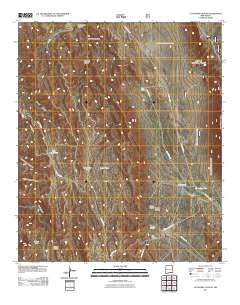 La Paloma Canyon 2011 topographic map thumbnail