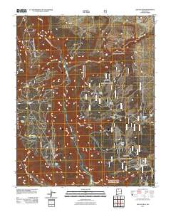 Navajo Peak 2011 topographic map thumbnail