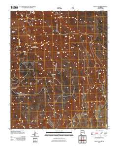 Mount Taylor 2011 topographic map thumbnail