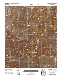 Indian Spring Canyon 2011 topographic map thumbnail