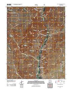 Ojo Caliente 2011 topographic map thumbnail