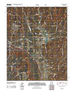 Pecos 2011 topographic map thumbnail