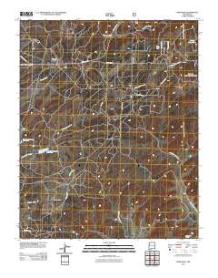 Pinehaven 2011 topographic map thumbnail