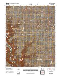 Mills West 2011 topographic map thumbnail