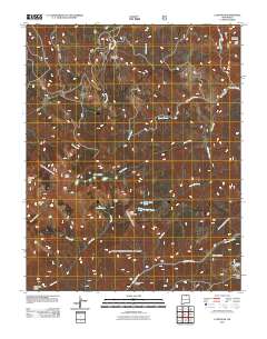 Latir Peak 2011 topographic map thumbnail