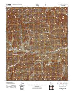 Pasture Canyon 2011 topographic map thumbnail